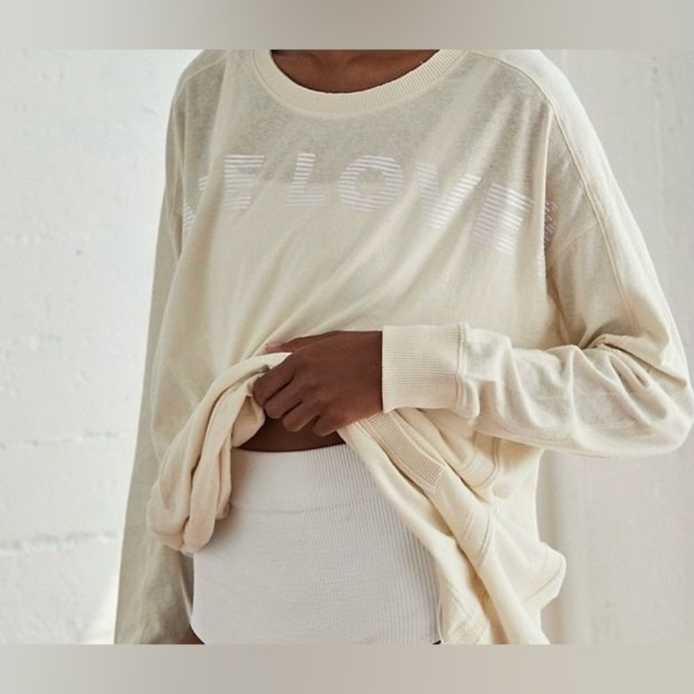 FP Movement by Free People Cream Tunic Top - Picture 3 of 13